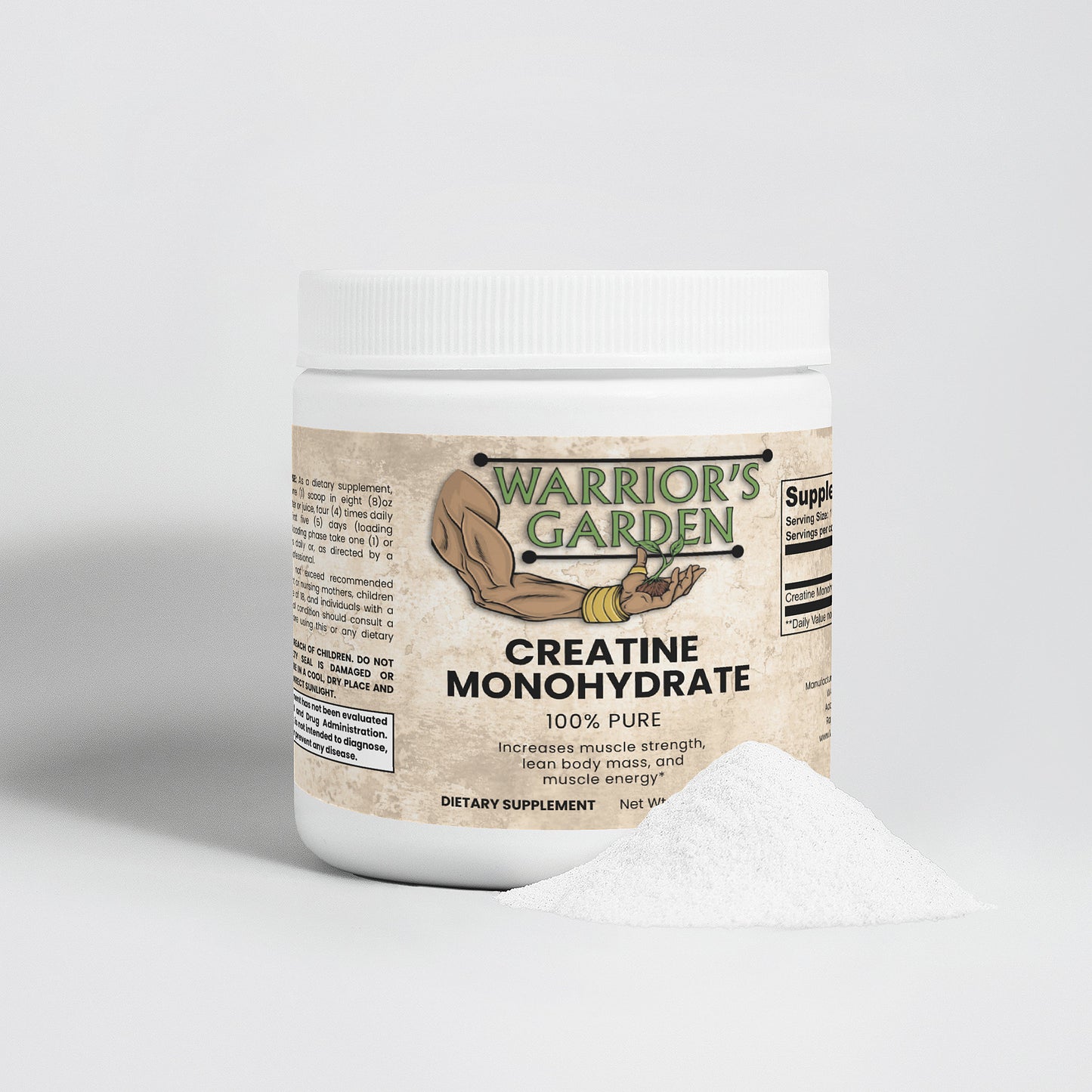Warrior's Garden Creatine Monohydrate