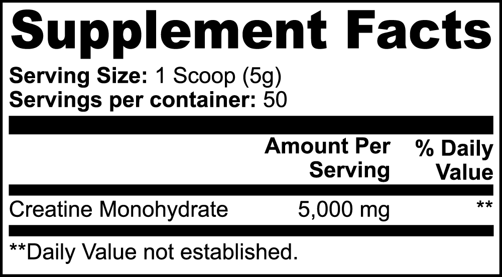 Warrior's Garden Creatine Monohydrate